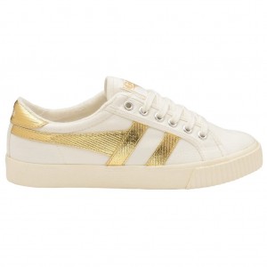 Gola Classics Tennis Mark Cox Sneakers Fehér Arany Hungary | ACL-437698