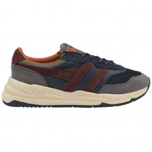 Gola Classics Titan Sneakers Sötétkék Bordó Hungary | GZY-096532
