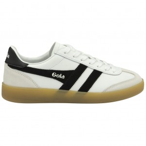 Gola Classics Viper Leather Sneakers Fehér Fekete Hungary | JBR-043586
