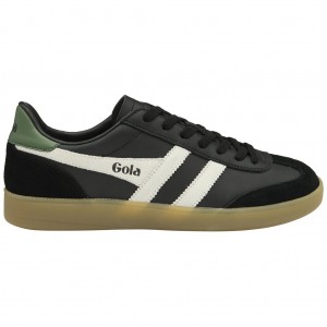 Gola Classics Viper Leather Sneakers Fekete Fehér Hungary | ISO-860123