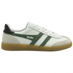 Gola Classics Viper Leather Sneakers Fehér Fekete Hungary | SIL-270659