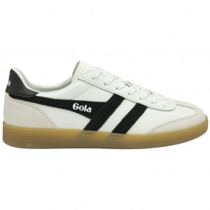 Gola Classics Viper Leather Sneakers Fehér Fekete Hungary | TRS-167498