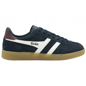 Gola Classics Viper Sneakers Sötétkék Fehér Bordó Hungary | PUI-415872