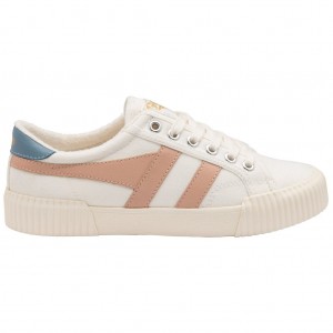 Gola Vegan Classics Rally Plimsoll Sneakers Fehér Rózsaszín Hungary | DQG-239680