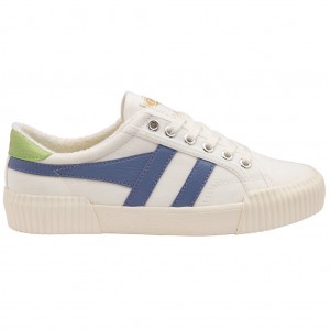 Gola Vegan Classics Rally Plimsoll Sneakers Fehér Levendula Zöld Hungary | LNZ-281697