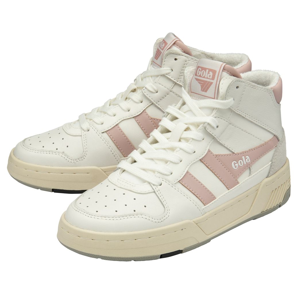 Gola Classics Allcourt High Sneakers Fehér Rózsaszín Hungary | VSK-162547