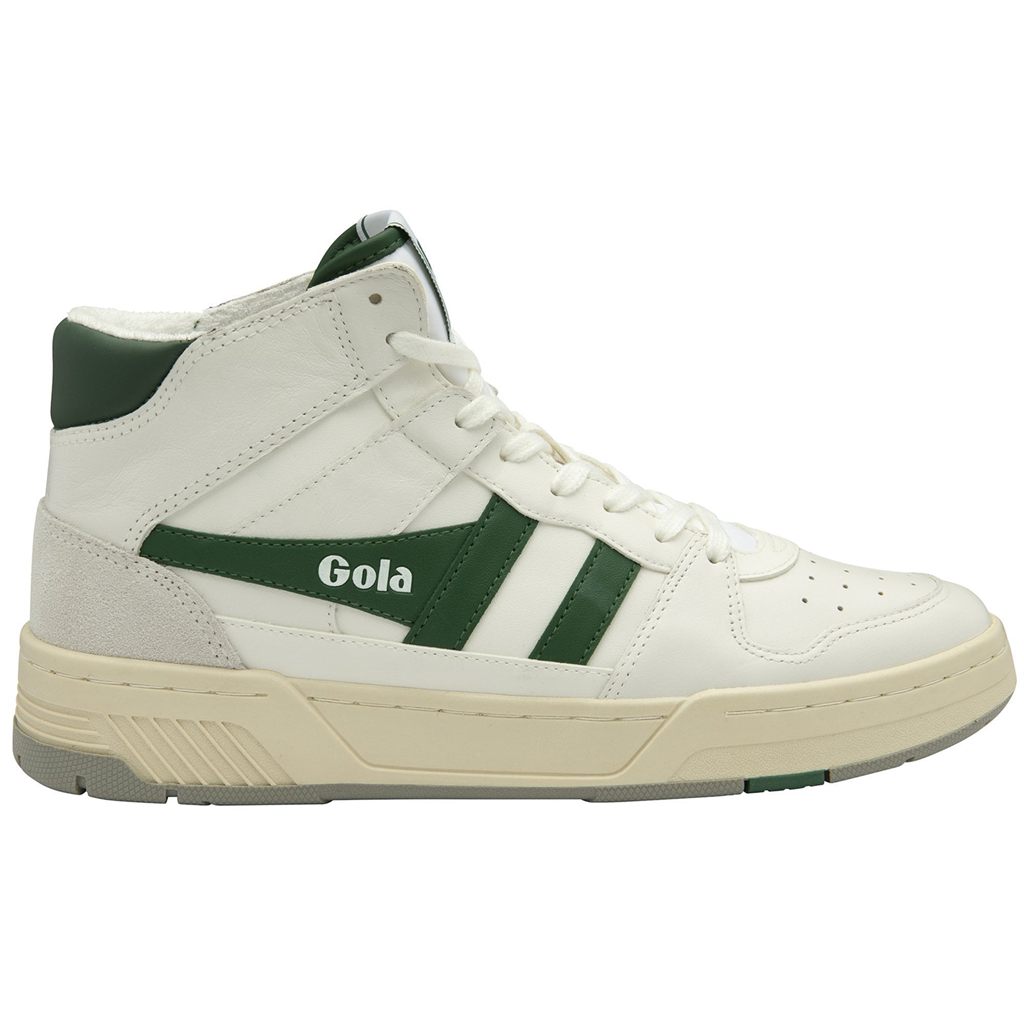 Gola Classics Allcourt High Sneakers Fehér Zöld Hungary | CHI-048531