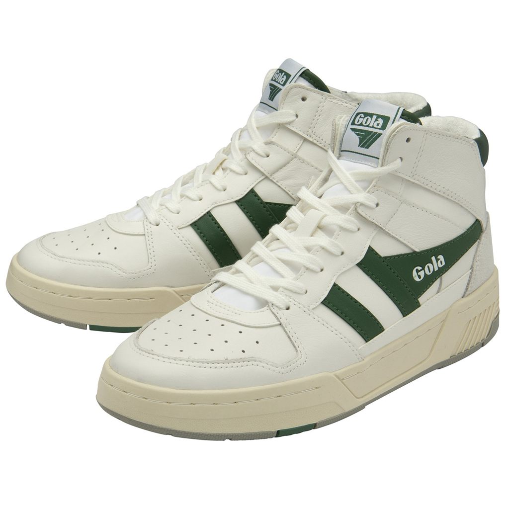 Gola Classics Allcourt High Sneakers Fehér Zöld Hungary | CHI-048531