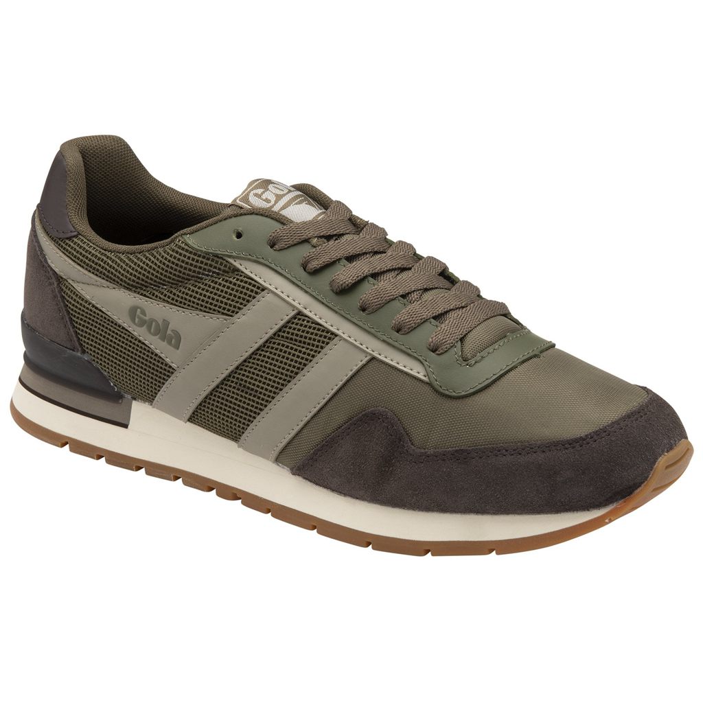 Gola Classics Atlanta Sneakers Khaki Sötétbarna Hungary | GHL-298154