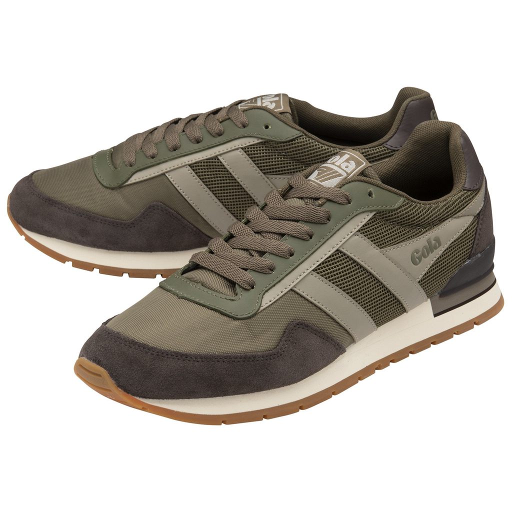 Gola Classics Atlanta Sneakers Khaki Sötétbarna Hungary | GHL-298154