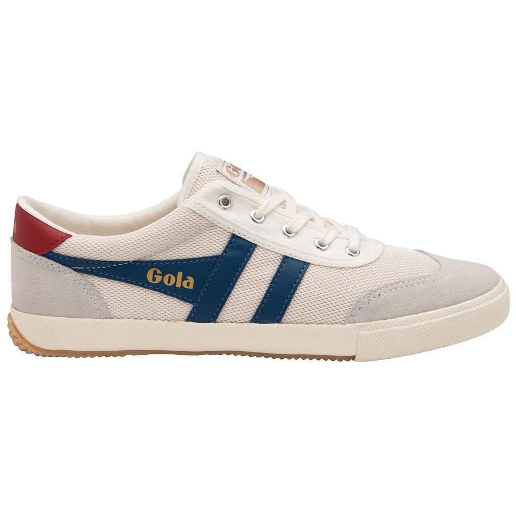 Gola Classics Badminton Mesh Plimsoll Sneakers Fehér Kék Mélypiros Hungary | KJV-068937