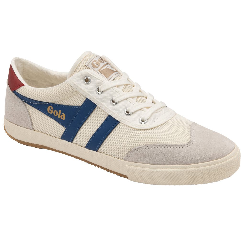 Gola Classics Badminton Mesh Plimsoll Sneakers Fehér Kék Mélypiros Hungary | KJV-068937