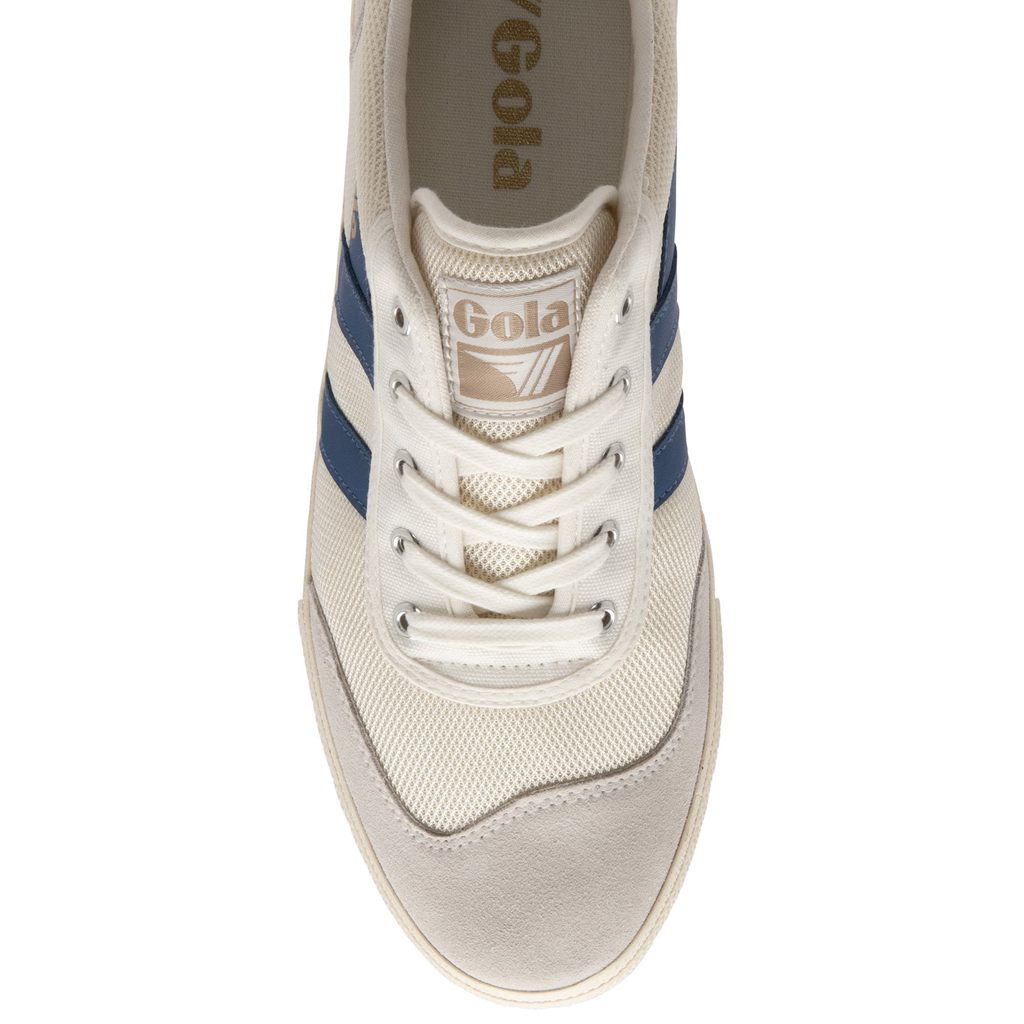 Gola Classics Badminton Mesh Plimsoll Sneakers Fehér Kék Mélypiros Hungary | KJV-068937