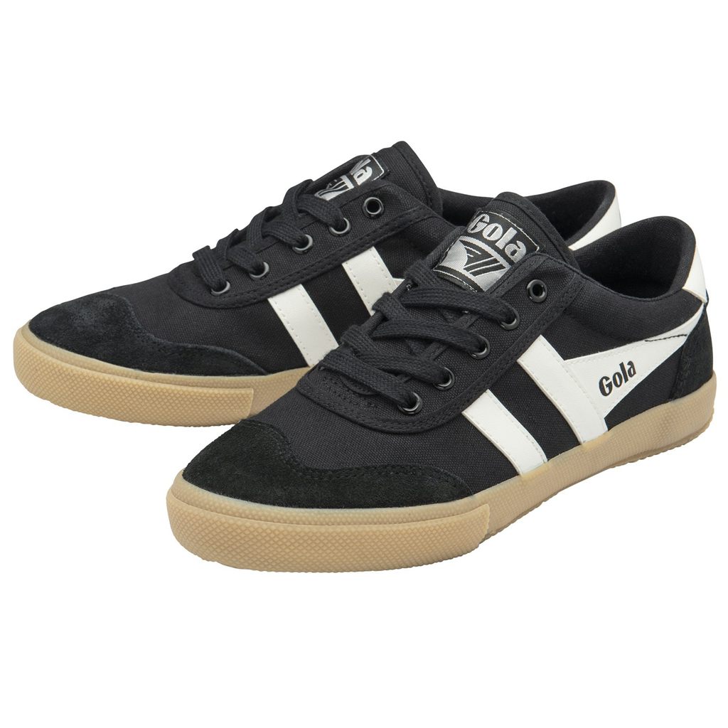 Gola Classics Badminton Plimsoll Sneakers Fekete Fehér Hungary | QXF-126805