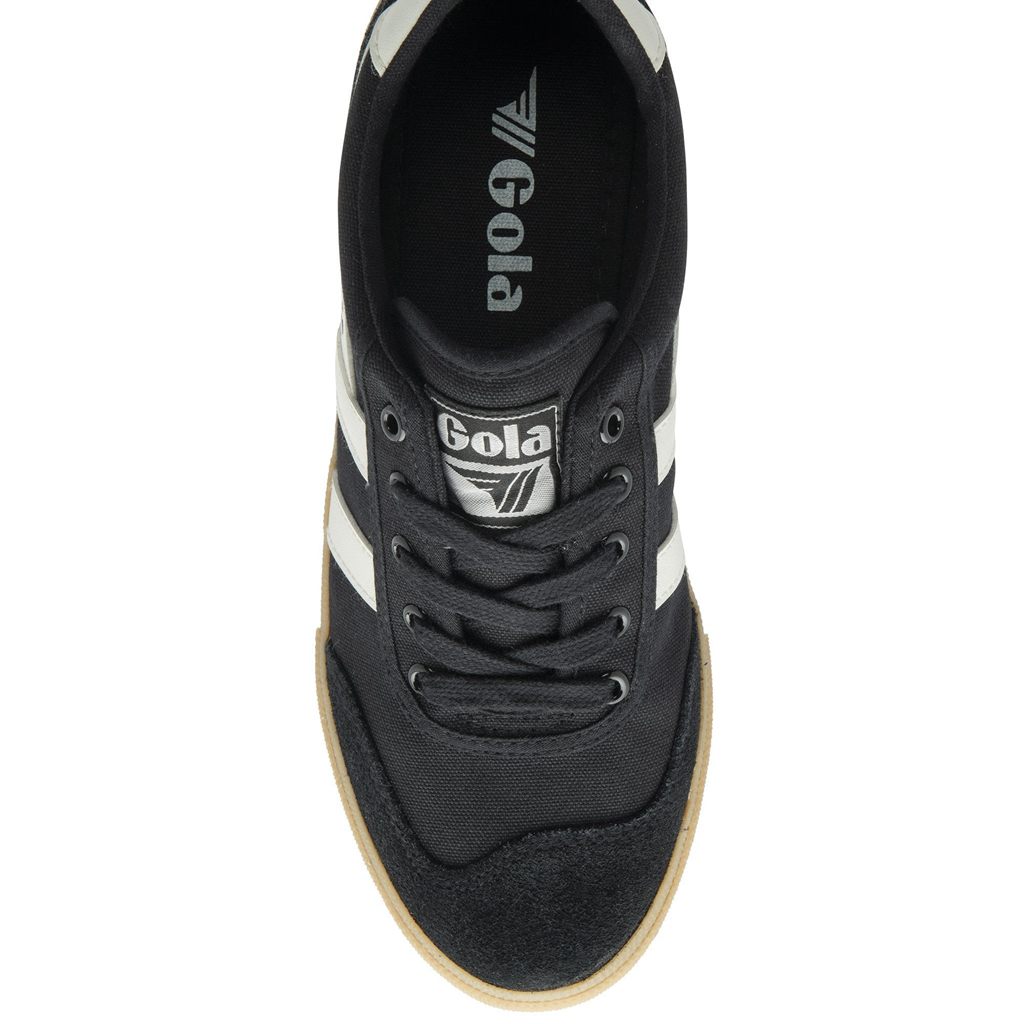 Gola Classics Badminton Plimsoll Sneakers Fekete Fehér Hungary | QXF-126805
