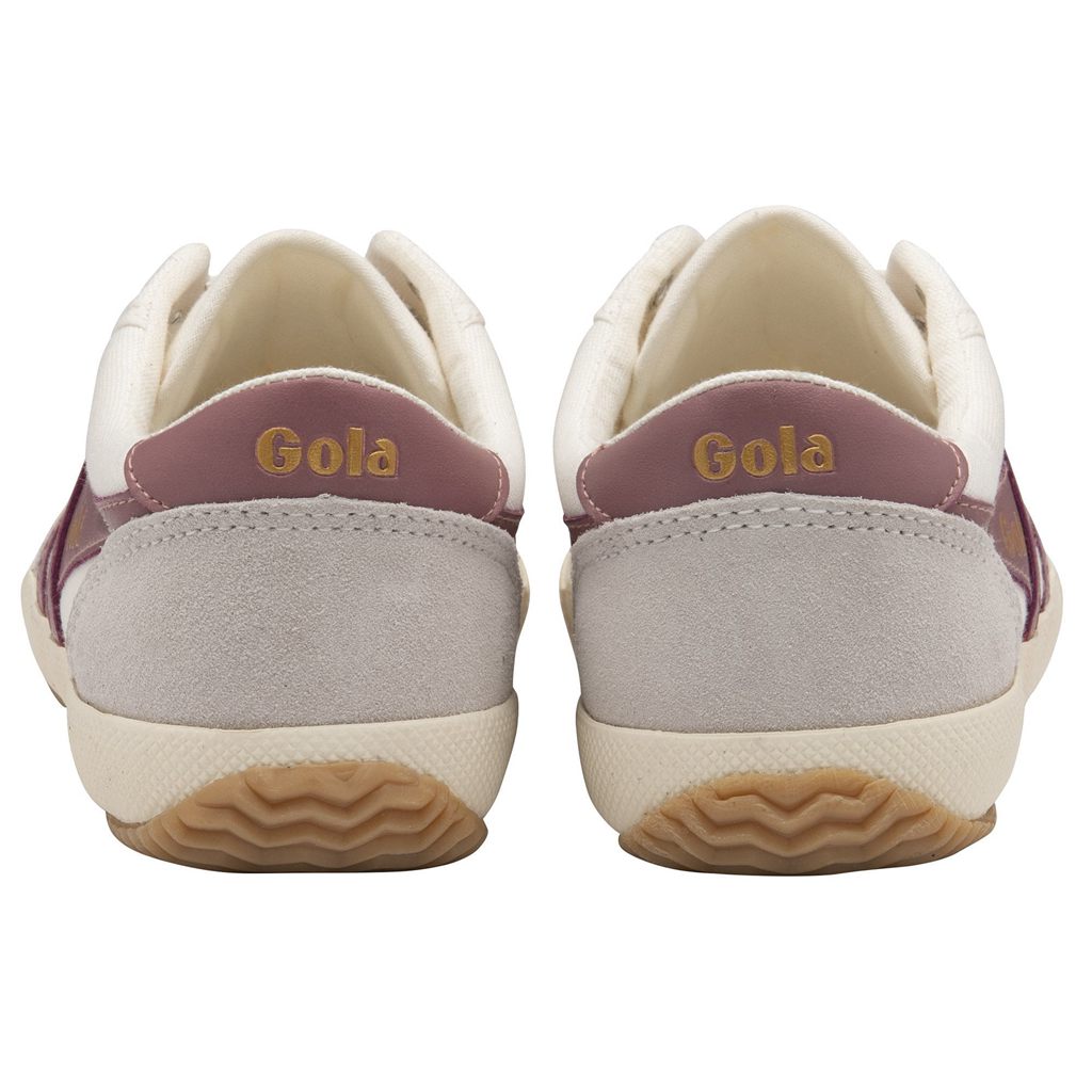 Gola Classics Badminton Plimsoll Sneakers Fehér Rózsaszín Hungary | QUX-804573