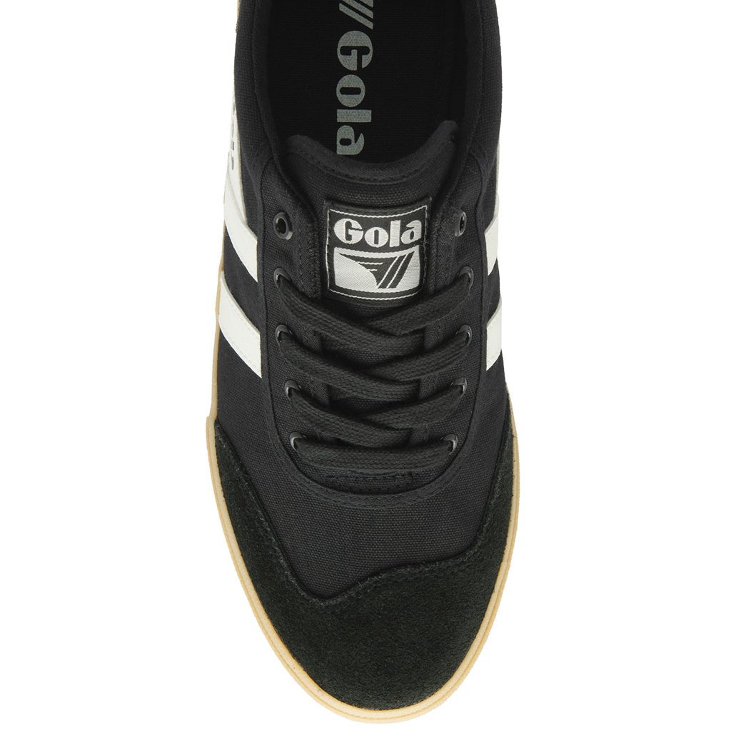 Gola Classics Badminton Plimsoll Sneakers Fekete Fehér Hungary | NKA-978156