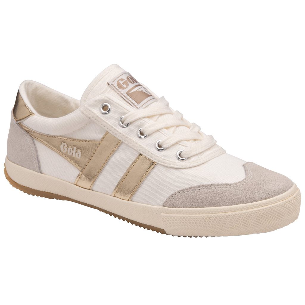 Gola Classics Badminton Sneakers Fehér Arany Hungary | QET-176582
