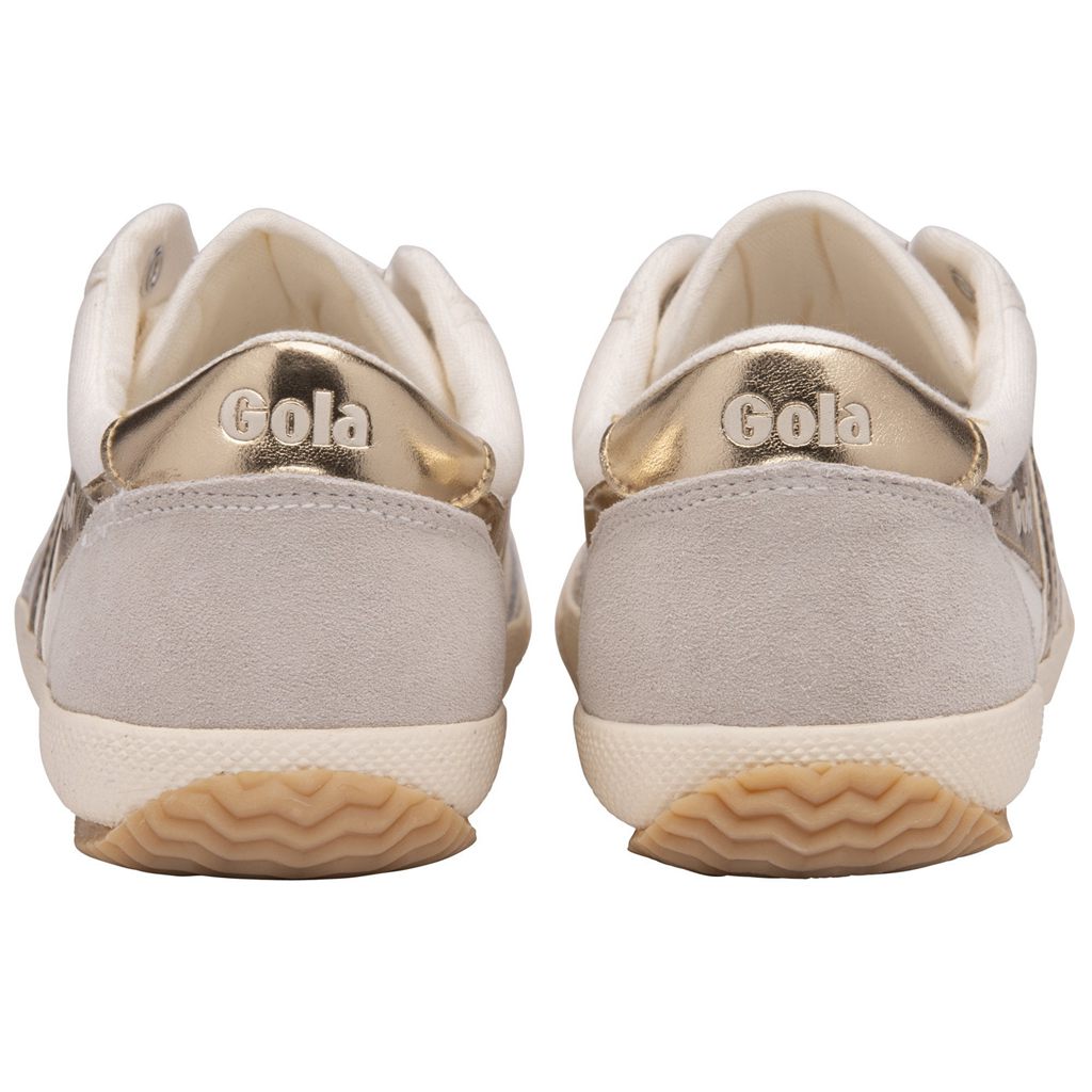 Gola Classics Badminton Sneakers Fehér Arany Hungary | QET-176582