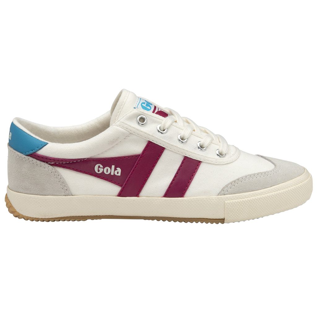 Gola Classics Badminton Sneakers Fehér Fukszia Hungary | VZJ-283965