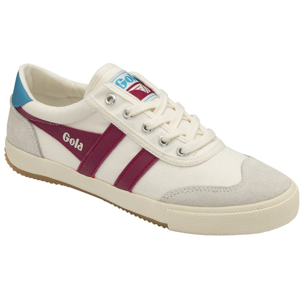 Gola Classics Badminton Sneakers Fehér Fukszia Hungary | VZJ-283965