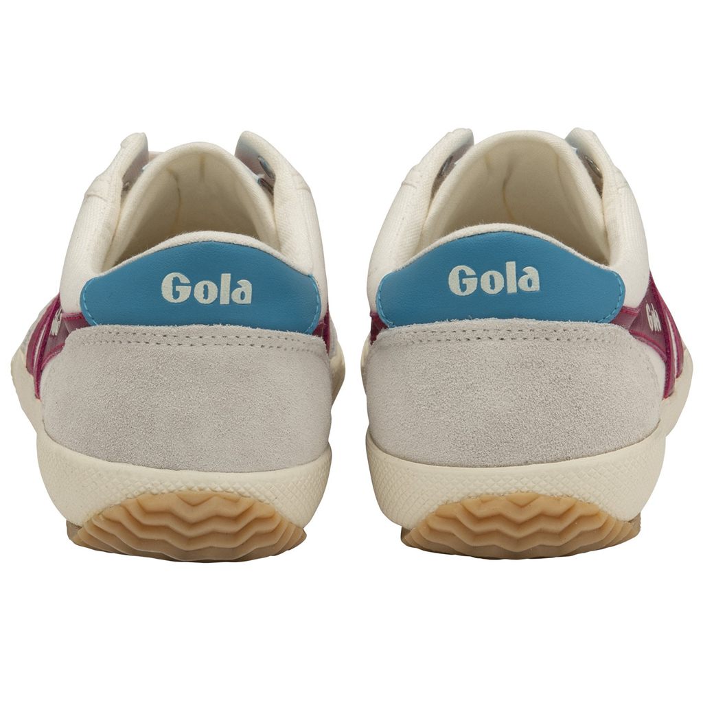 Gola Classics Badminton Sneakers Fehér Fukszia Hungary | VZJ-283965