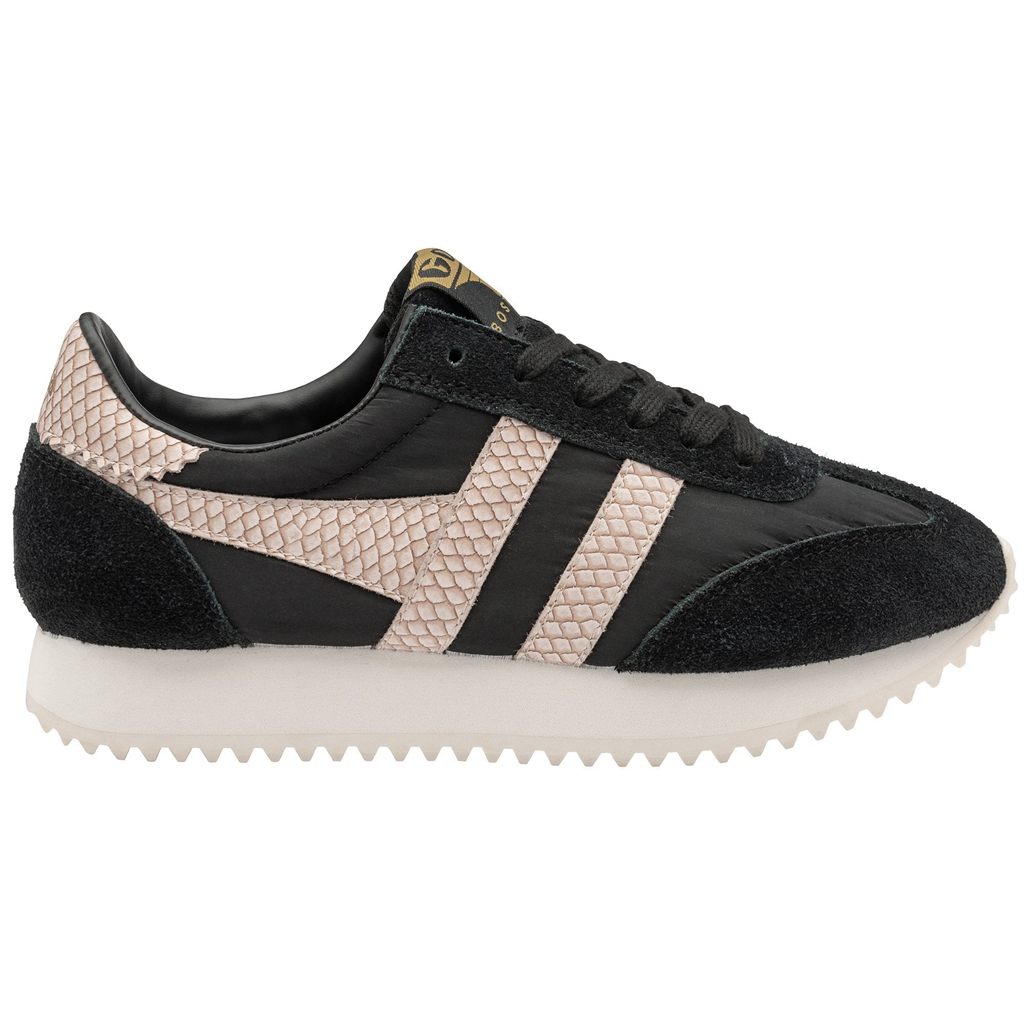 Gola Classics Boston '78 Snake Sneakers Fekete Rózsaszín Hungary | BLQ-829364