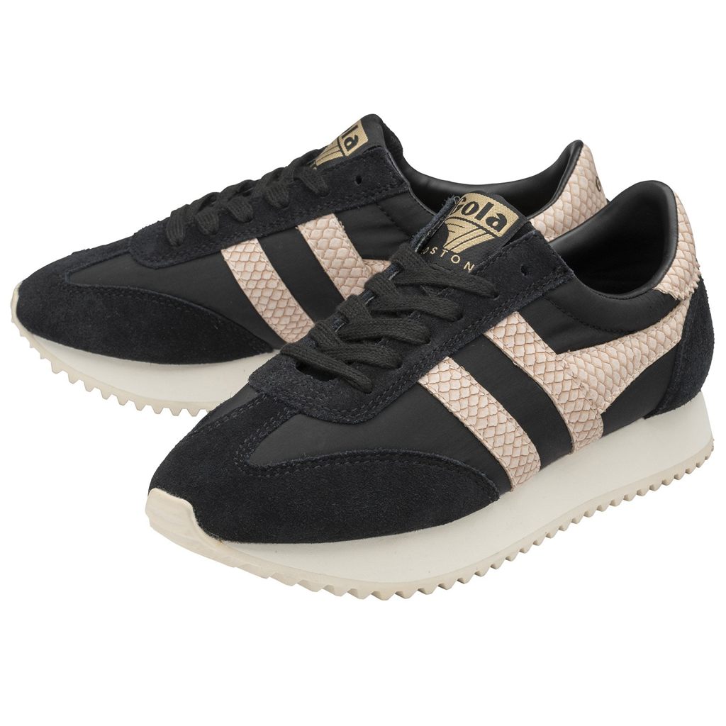 Gola Classics Boston '78 Snake Sneakers Fekete Rózsaszín Hungary | BLQ-829364