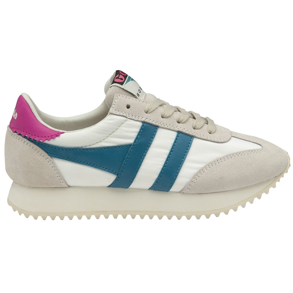 Gola Classics Boston '78 Sneakers Fehér Fukszia Hungary | JIP-506194