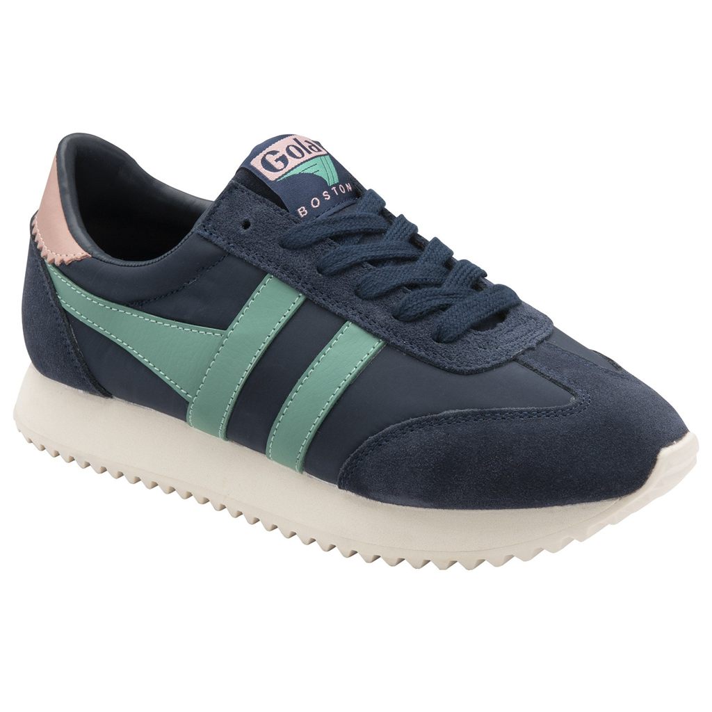 Gola Classics Boston '78 Sneakers Sötétkék Zöld Korall Rózsaszín Hungary | KVF-608352
