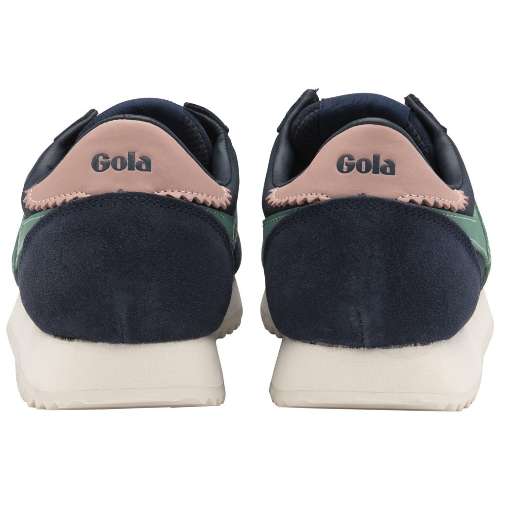 Gola Classics Boston '78 Sneakers Sötétkék Zöld Korall Rózsaszín Hungary | KVF-608352