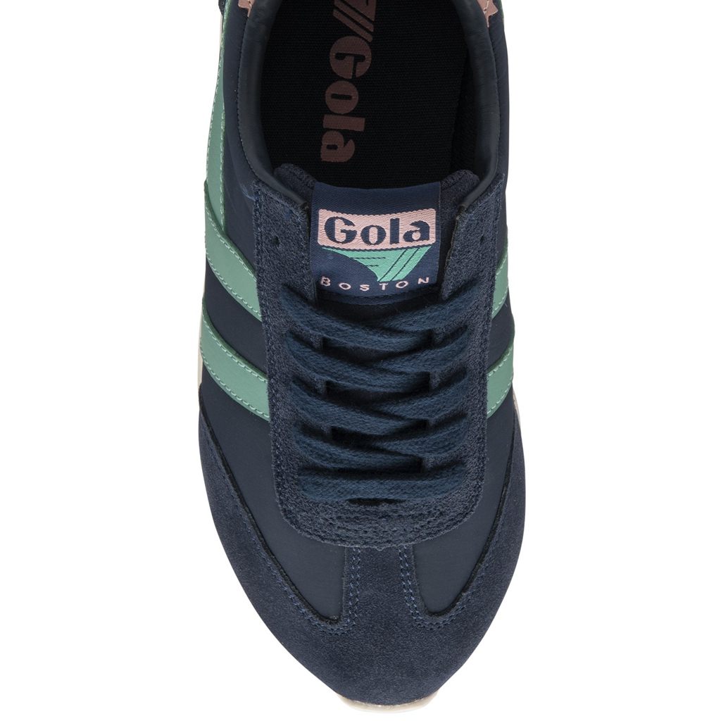 Gola Classics Boston '78 Sneakers Sötétkék Zöld Korall Rózsaszín Hungary | KVF-608352