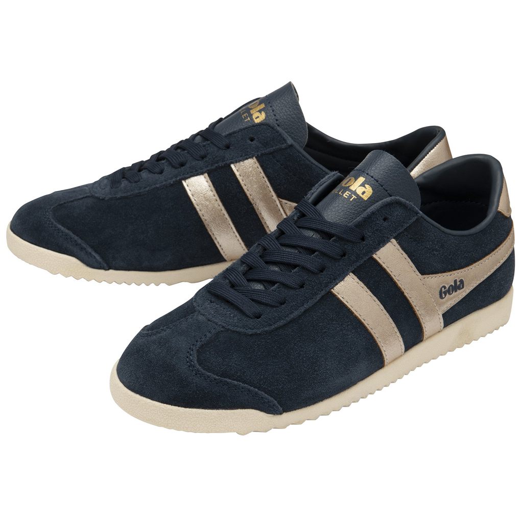 Gola Classics Bullet Flame Sneakers Sötétkék Rózsaszín Arany Hungary | CYZ-853740