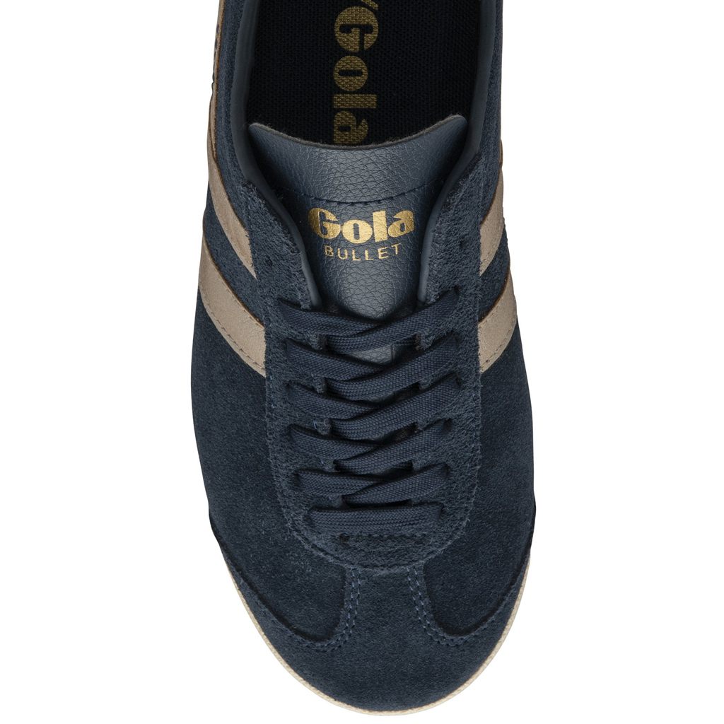 Gola Classics Bullet Flame Sneakers Sötétkék Rózsaszín Arany Hungary | CYZ-853740