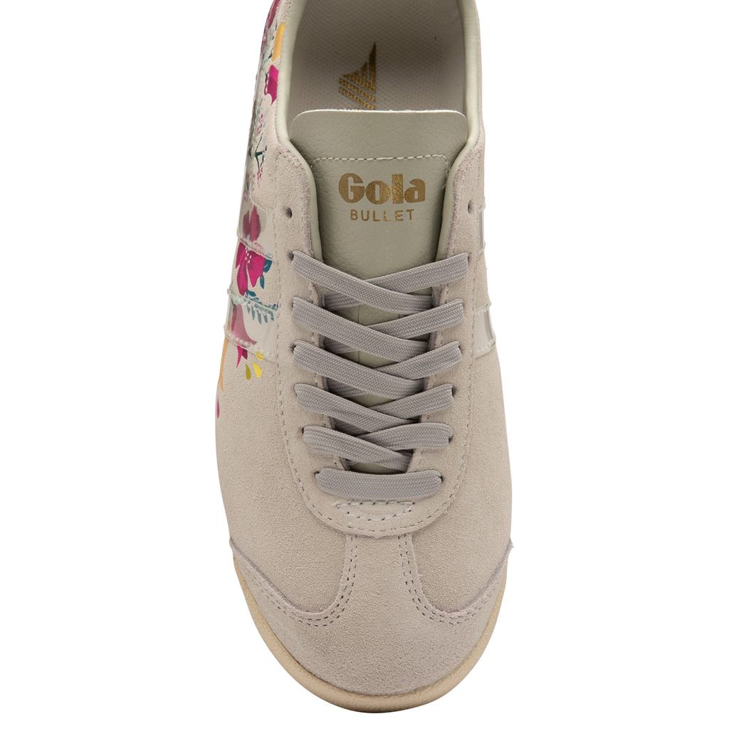 Gola Classics Bullet Floral Sneakers Fehér Hungary | JMQ-093468