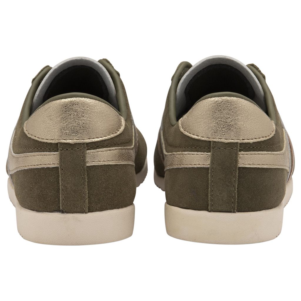Gola Classics Bullet Mirror Trident Sneakers Khaki Titán Arany Hungary | BCQ-591270