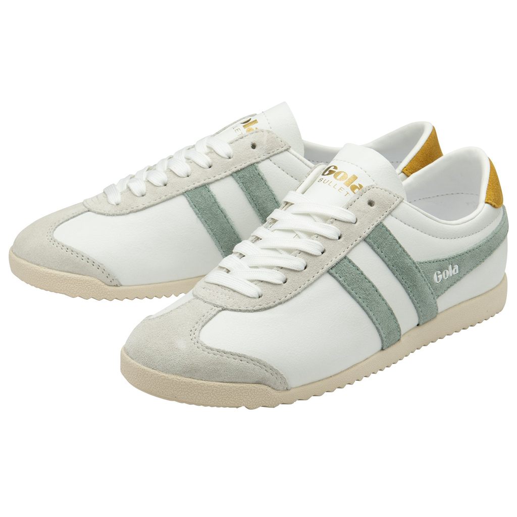 Gola Classics Bullet Pure Sneakers Fehér Zöld Hungary | FXW-540786