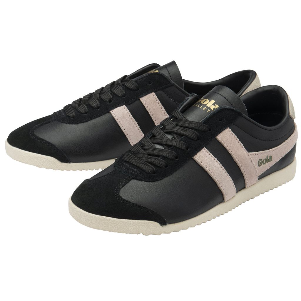 Gola Classics Bullet Pure Sneakers Fekete Rózsaszín Szürke Hungary | RCJ-351948