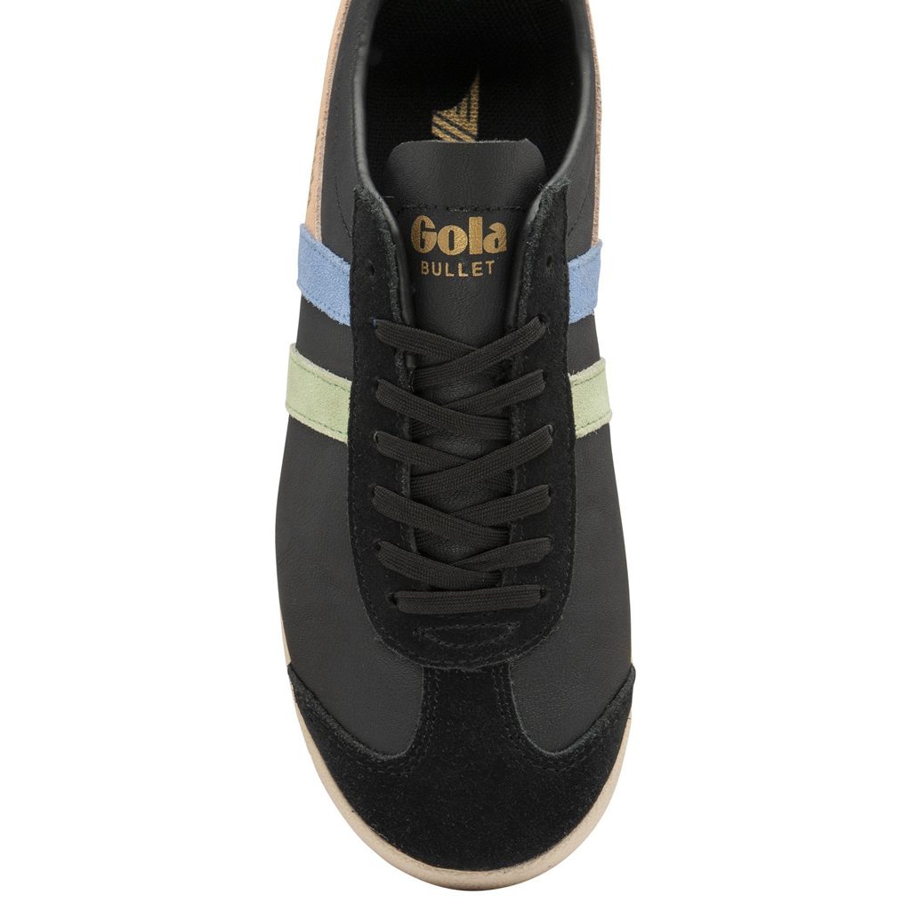 Gola Classics Bullet Trident Sneakers Fekete Zöld Kék Hungary | LKX-862015