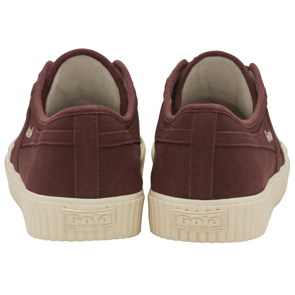 Gola Classics Cadet Plimsoll Shoes Bordó Fehér Hungary | VAW-598041