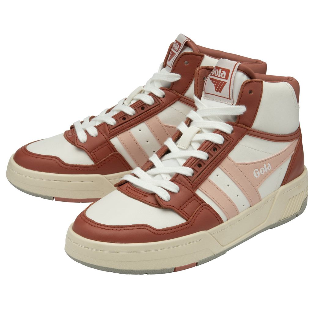 Gola Classics Challenge High Sneakers Fehér Narancssárga Rózsaszín Hungary | MLJ-602819