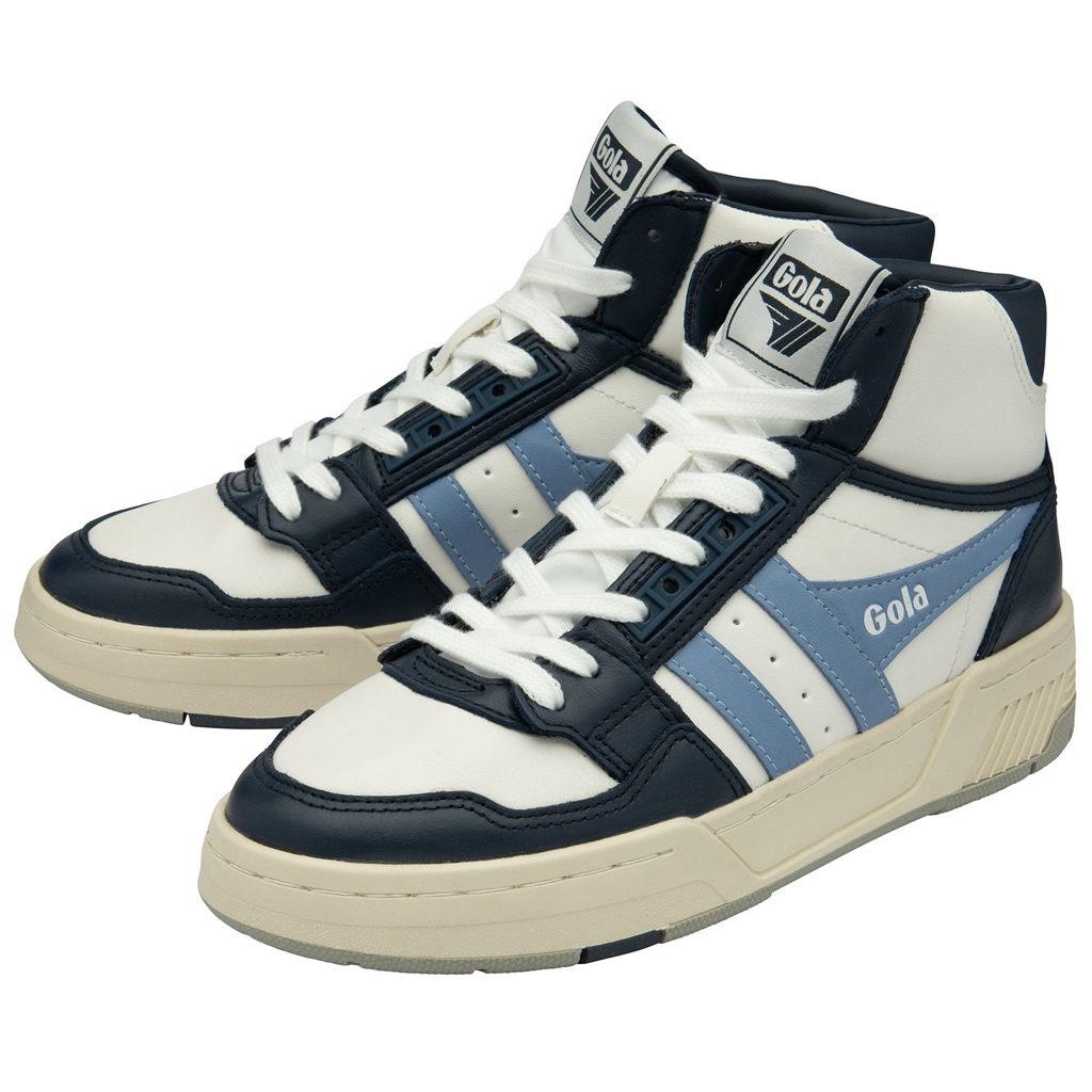 Gola Classics Challenge High Sneakers Fehér Sötétkék Kék Hungary | AKE-239601