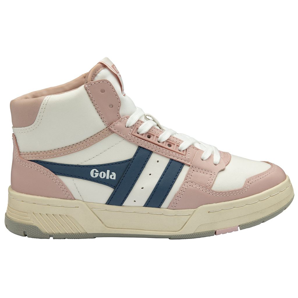 Gola Classics Challenge High Sneakers Fehér Rózsaszín Hungary | ZXI-156984