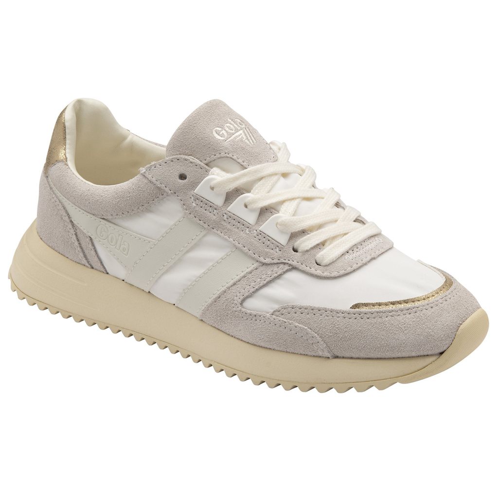 Gola Classics Chicago Glimmer Sneakers Fehér Arany Hungary | DBL-541263