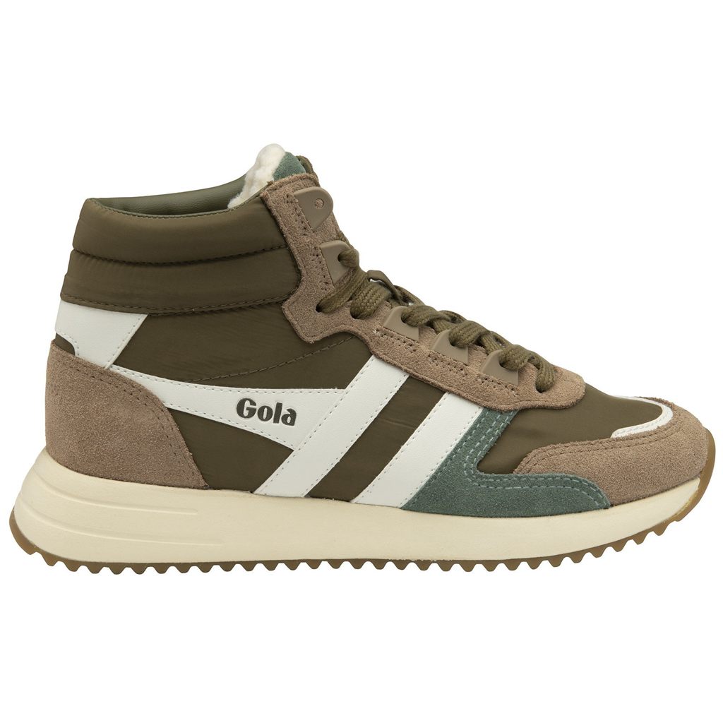 Gola Classics Chicago High Sneakers Khaki Fehér Hungary | MLJ-378924