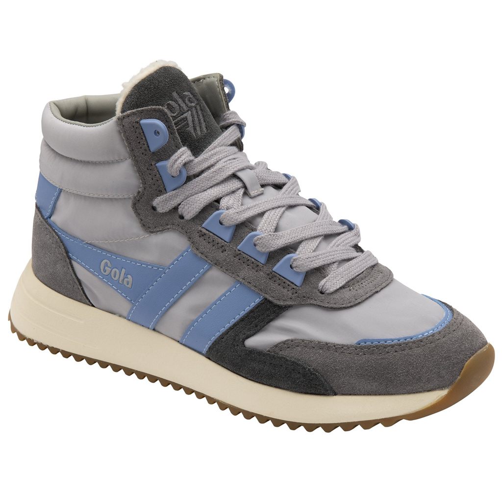 Gola Classics Chicago High Sneakers Világos Szürke Kék Kék Hungary | AQS-018245