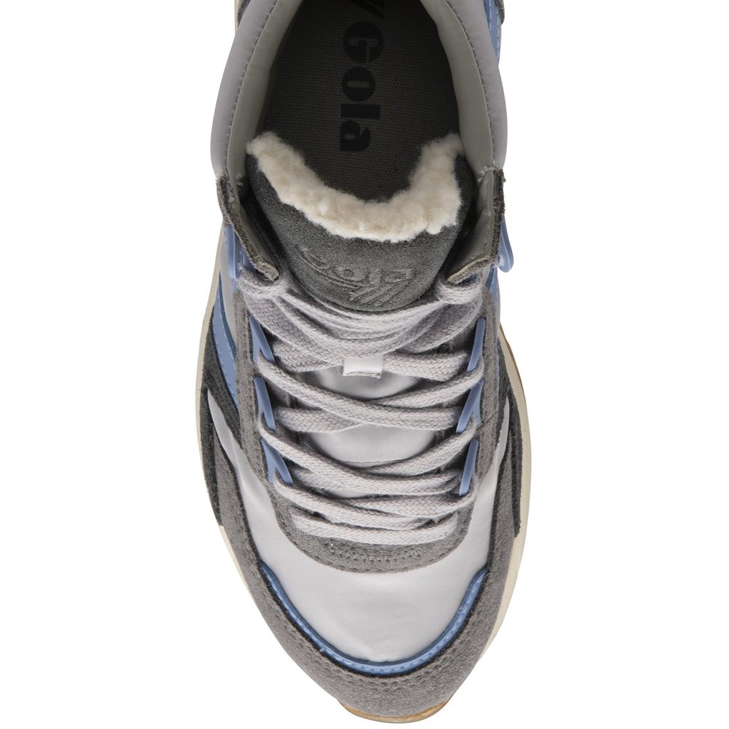 Gola Classics Chicago High Sneakers Világos Szürke Kék Kék Hungary | AQS-018245