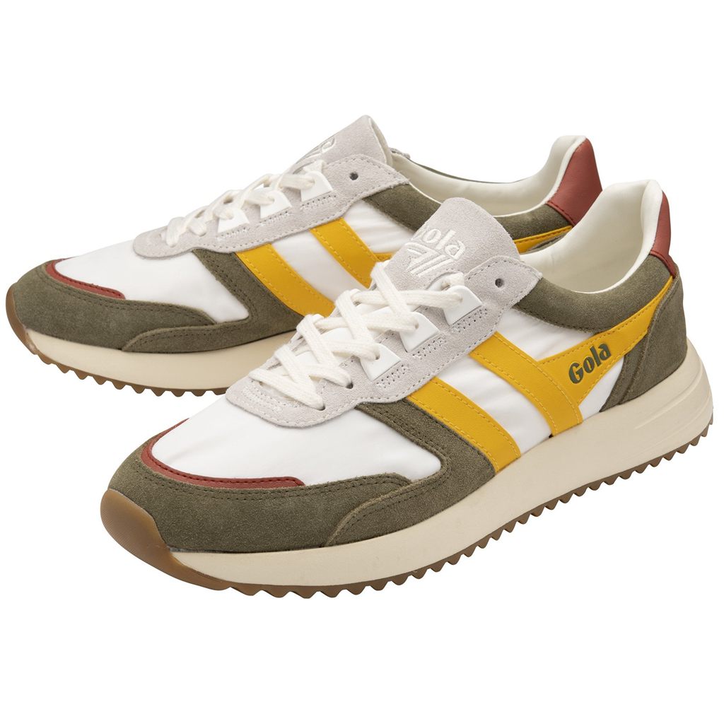 Gola Classics Chicago Sneakers Fehér Khaki Hungary | CLV-547390