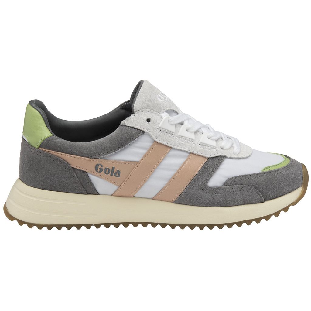 Gola Classics Chicago Sneakers Fehér Rózsaszín Zöld Hungary | HFB-039642