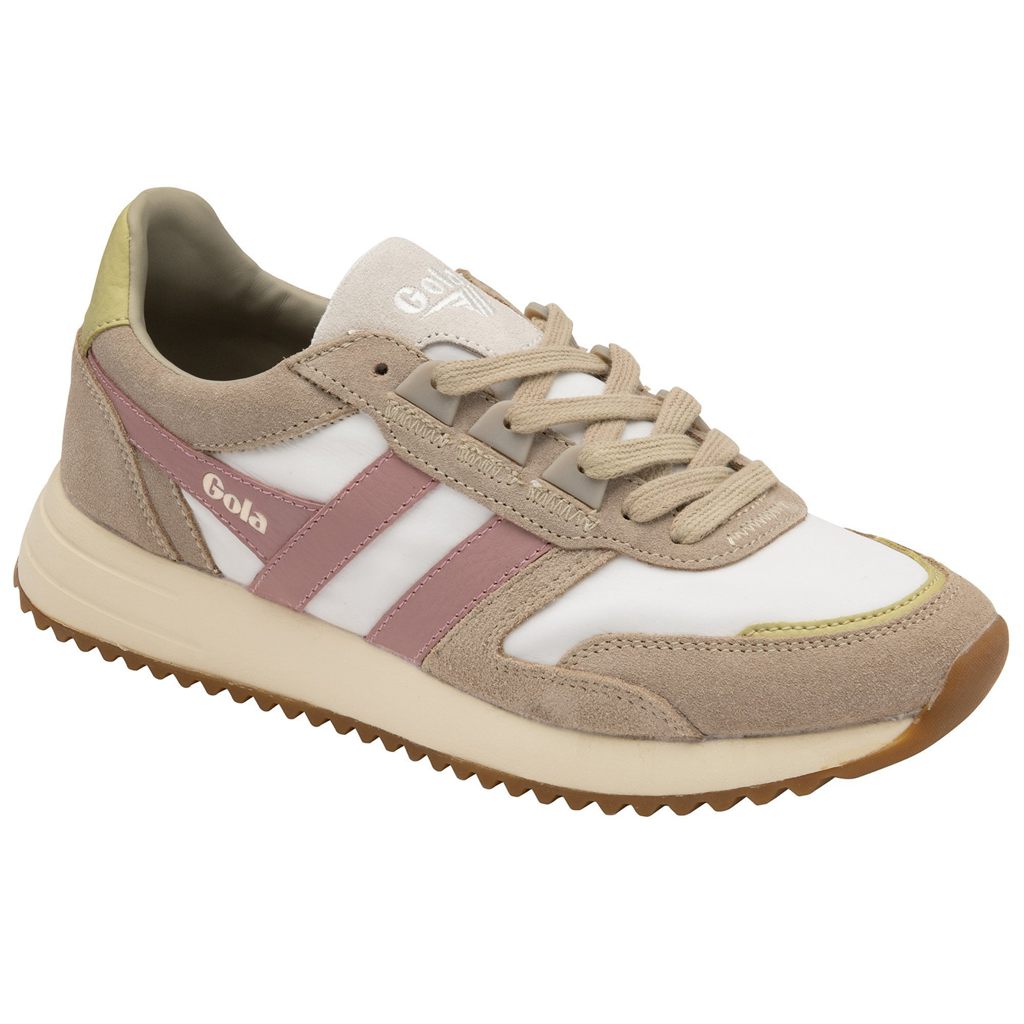 Gola Classics Chicago Sneakers Fehér Szürke Rózsaszín Hungary | QAR-978024